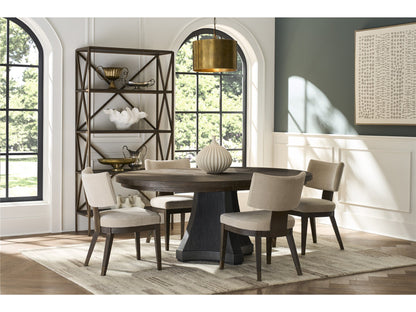 Montclair Cinder Round Dining Table - Chapin Furniture