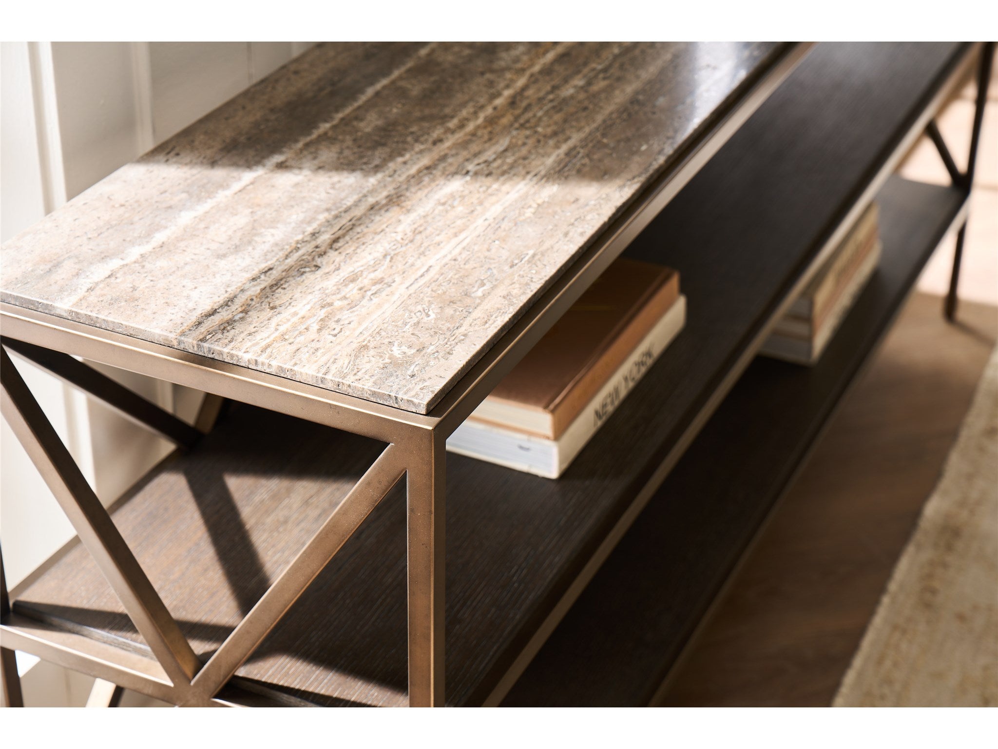 Montclair Brindle Console Table - Thumbnail 5