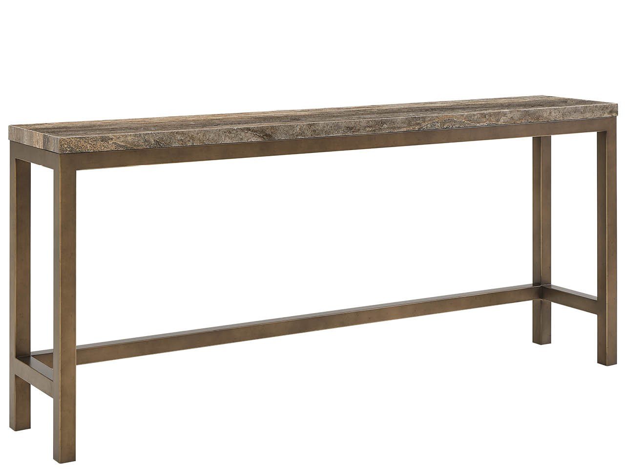 Montclair Brindle Console With Stools - Chapin Furniture