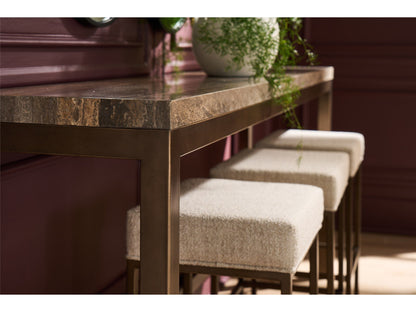 Montclair Brindle Console With Stools - Chapin Furniture