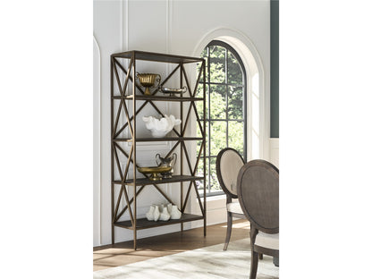 Montclair Cocoa Etagere - Chapin Furniture