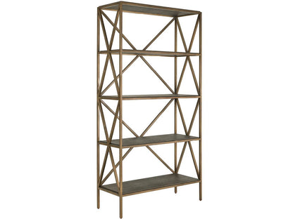 Montclair Cocoa Etagere - Chapin Furniture