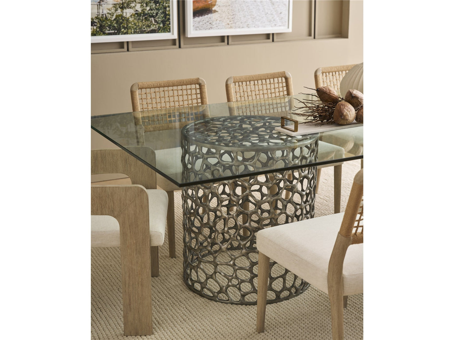 Oasis Coastal Living Coral Rectangular Table - Chapin Furniture