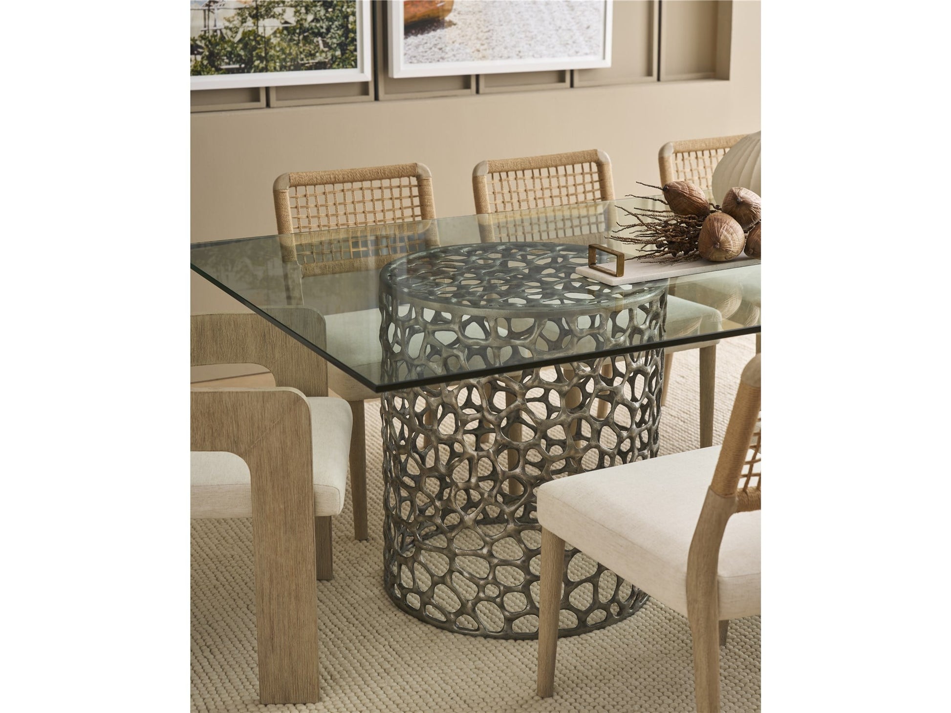 Oasis Coastal Living Coral Rectangular Table - Chapin Furniture