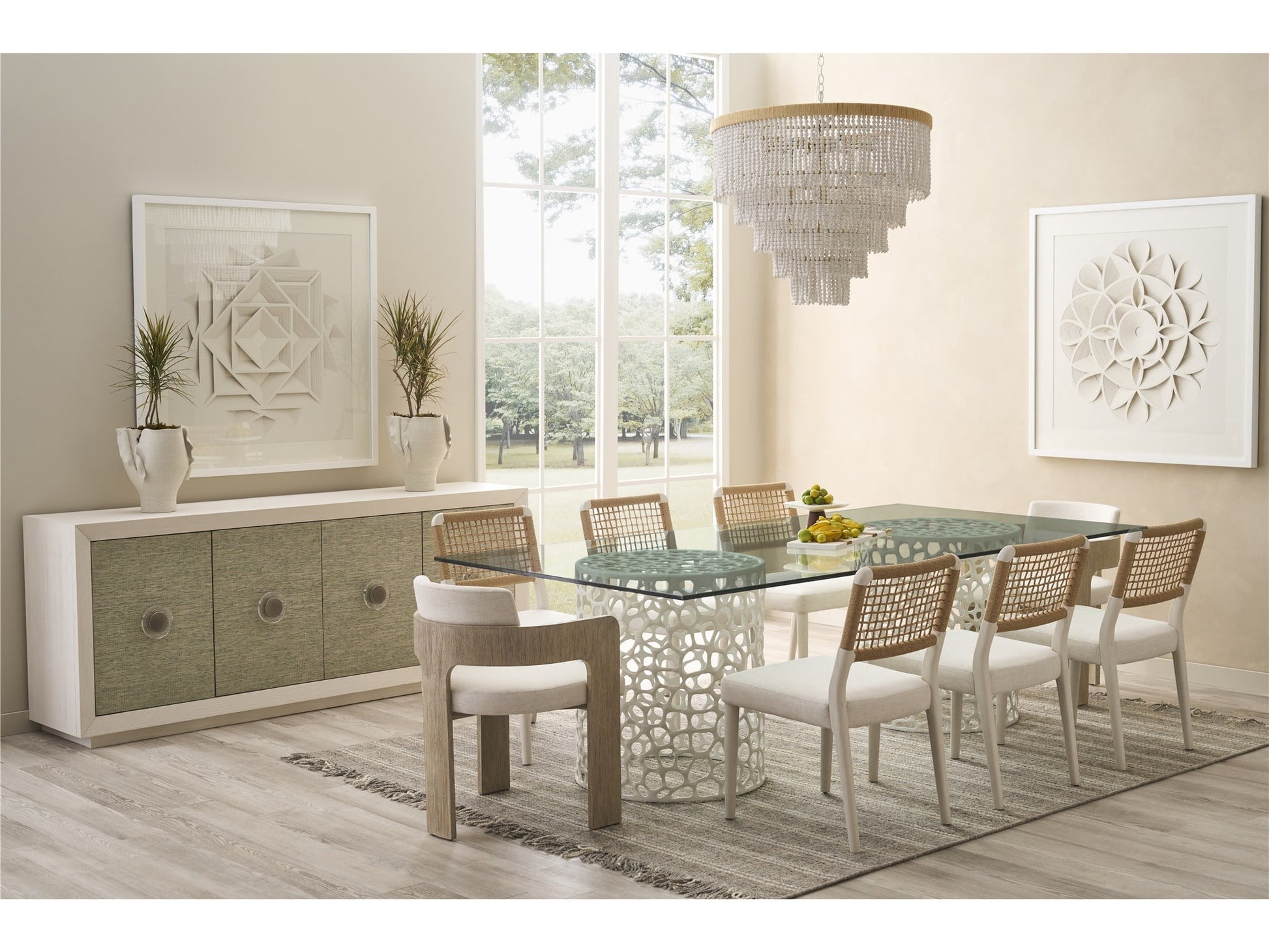 Oasis Coastal Living Coral Rectangular Table - Chapin Furniture