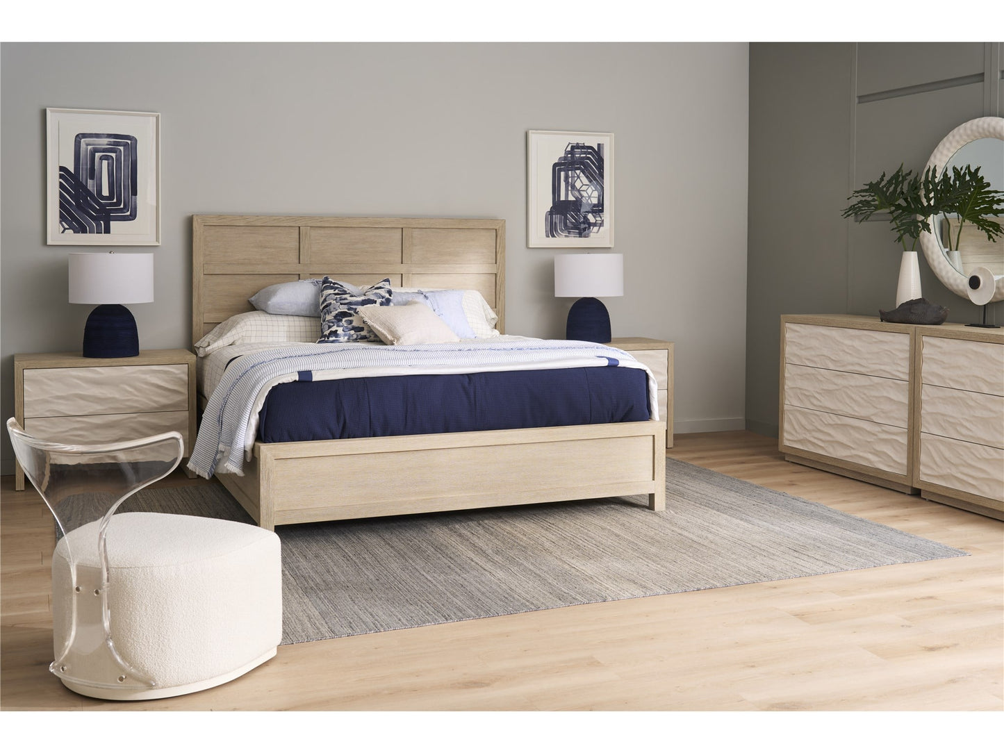 Oasis Coastal Living Dockside Panel Bed - Chapin Furniture