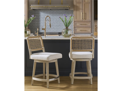 Oasis Coastal Living Dockside Swivel Counter Stool - Chapin Furniture