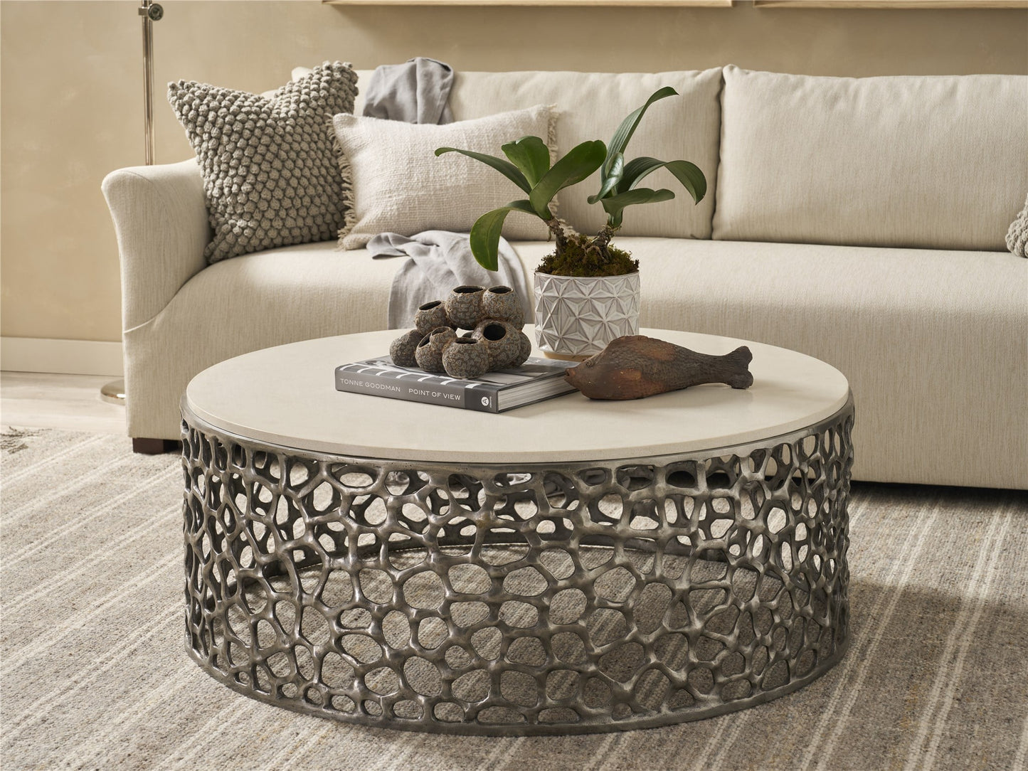Oasis Coastal Living Coral Cocktail Table - Chapin Furniture