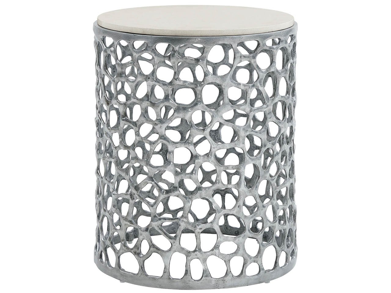 Oasis Coastal Living Coral Side Table - Chapin Furniture