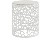 Oasis Coastal Living Coral Side Table - Chapin Furniture