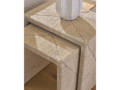Oasis Coastal Living Abaca Nesting Tables - Chapin Furniture
