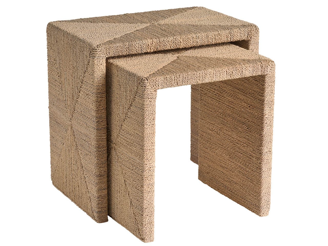 Oasis Coastal Living Abaca Nesting Tables - Chapin Furniture