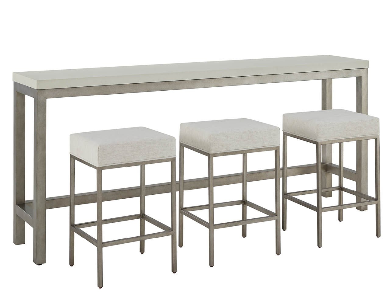 Oasis Coastal Living Oasis Console With Stools - Chapin Furniture