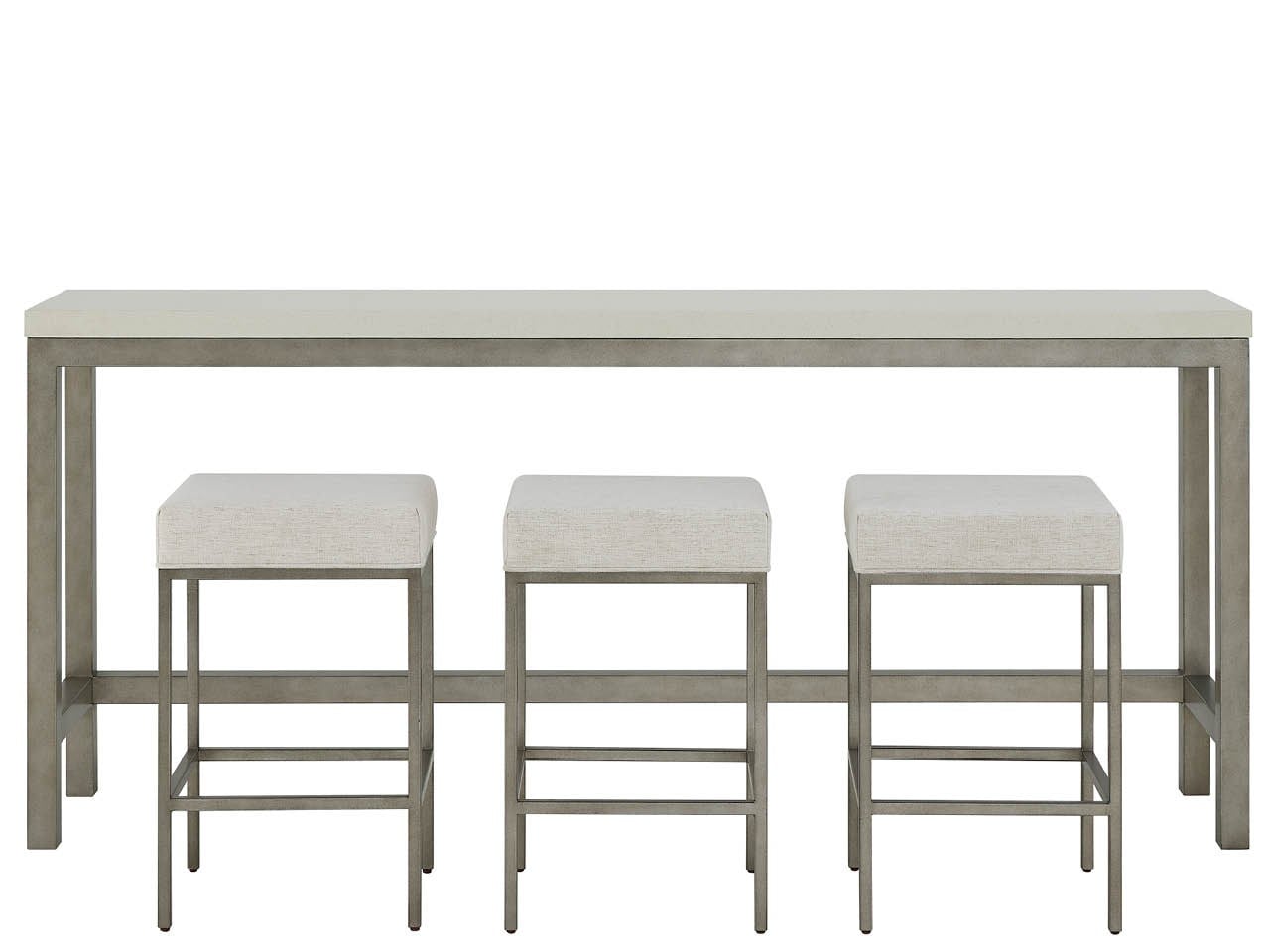 Oasis Coastal Living Oasis Console With Stools - Chapin Furniture