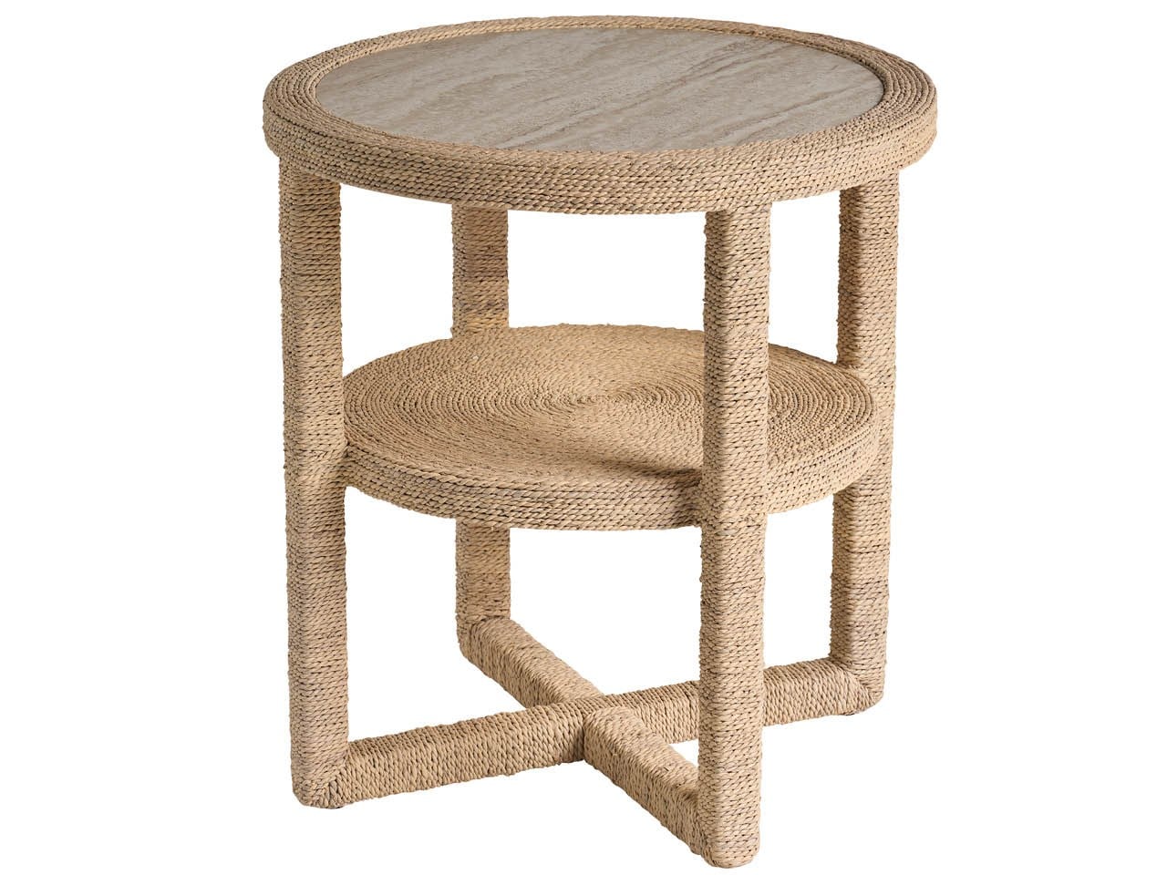 Oasis Coastal Living Abaca Side Table - Chapin Furniture