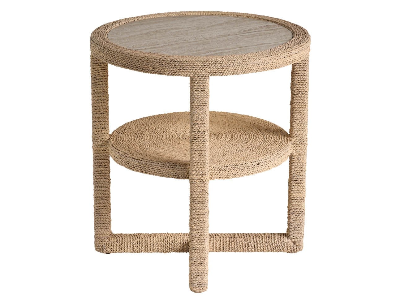 Oasis Coastal Living Abaca Side Table - Chapin Furniture