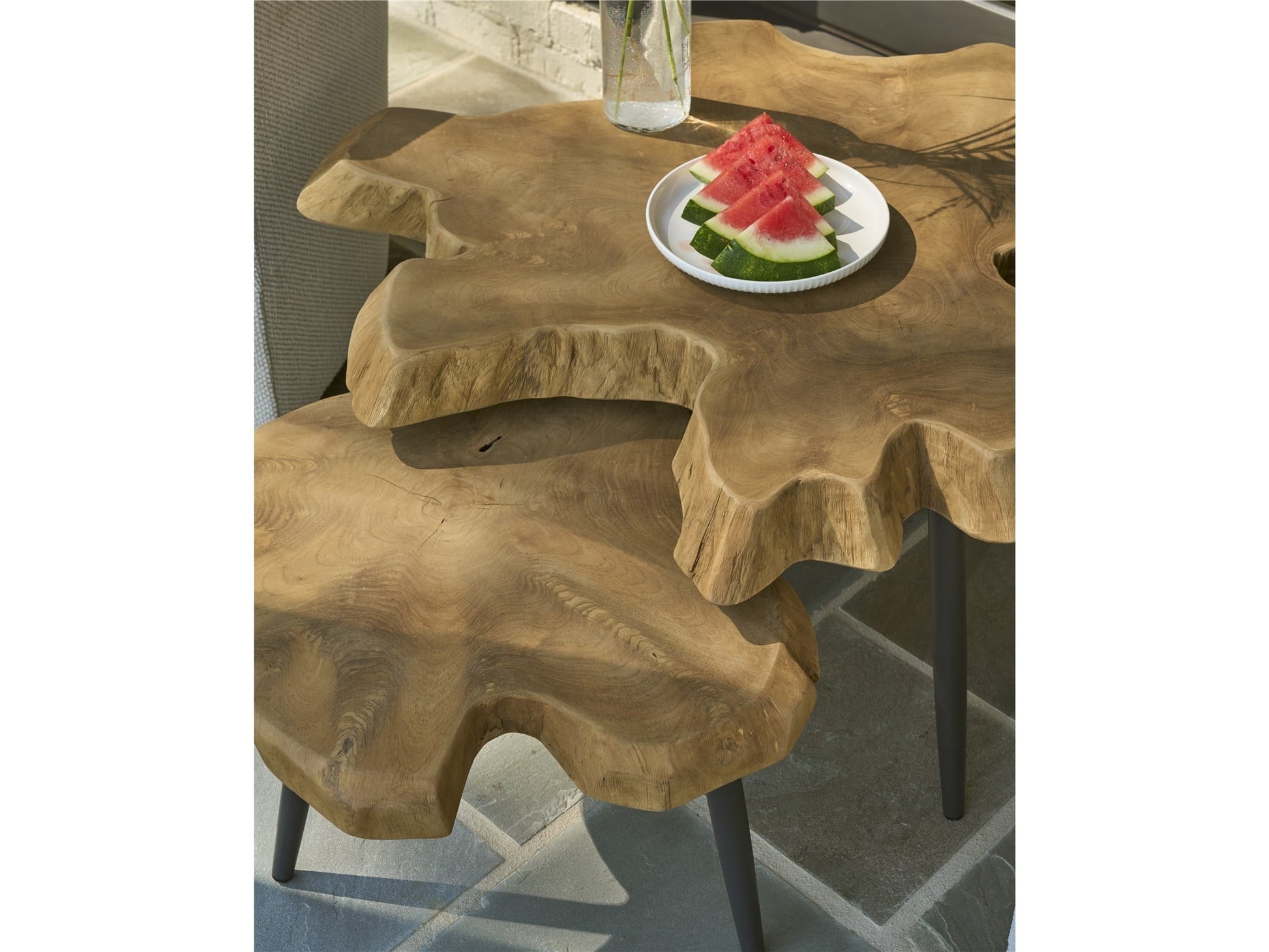 Oasis Coastal Living Driftwood Nesting Tables - Chapin Furniture