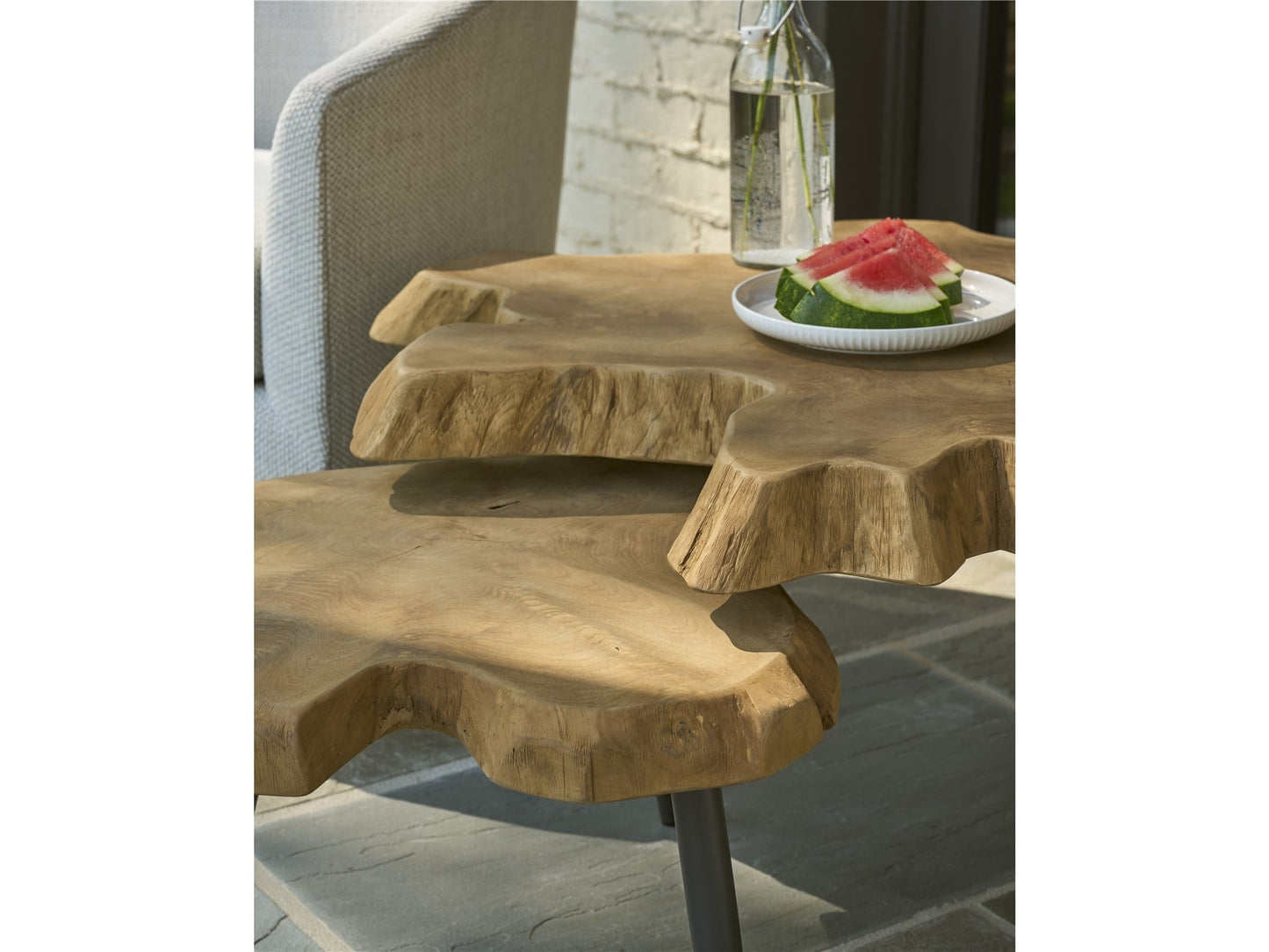 Oasis Coastal Living Driftwood Nesting Tables - Chapin Furniture