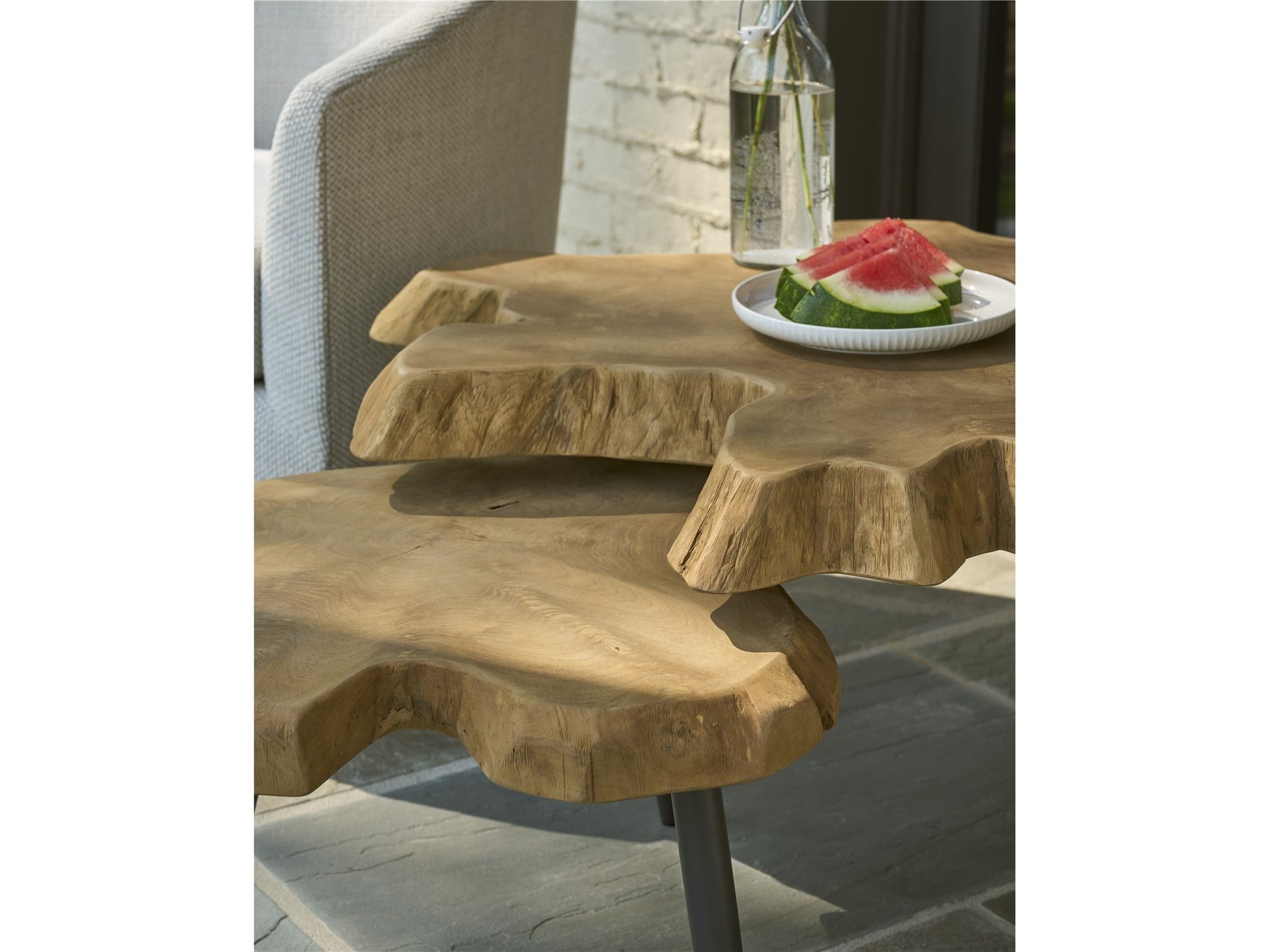 Oasis Coastal Living Driftwood Nesting Tables - Chapin Furniture