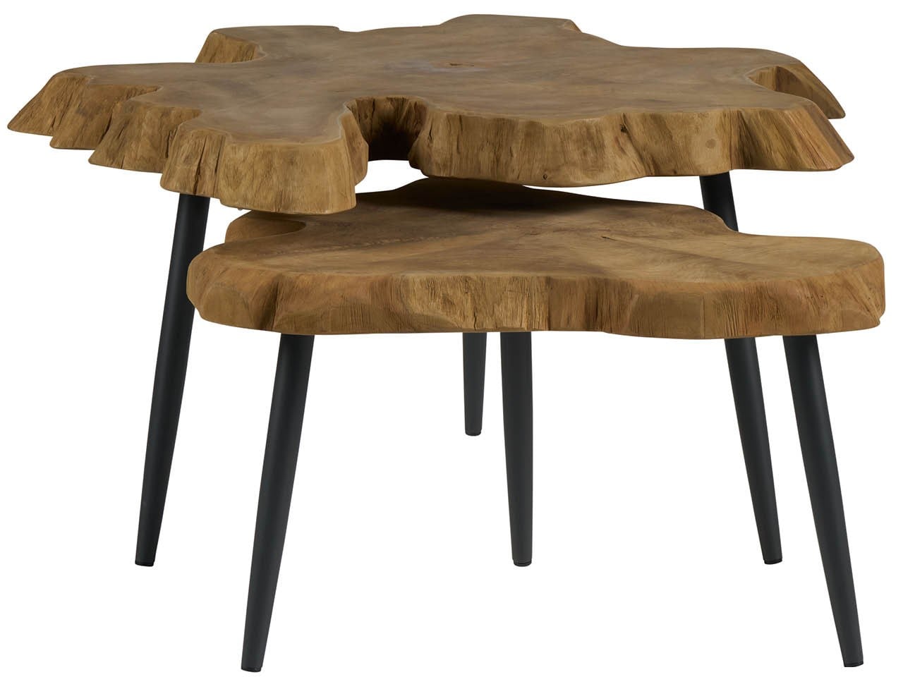 Oasis Coastal Living Driftwood Nesting Tables - Chapin Furniture