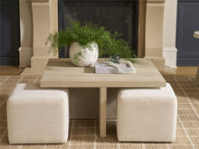 Oasis Coastal Living Dockside Cocktail Table With Ottomans - Chapin Furniture