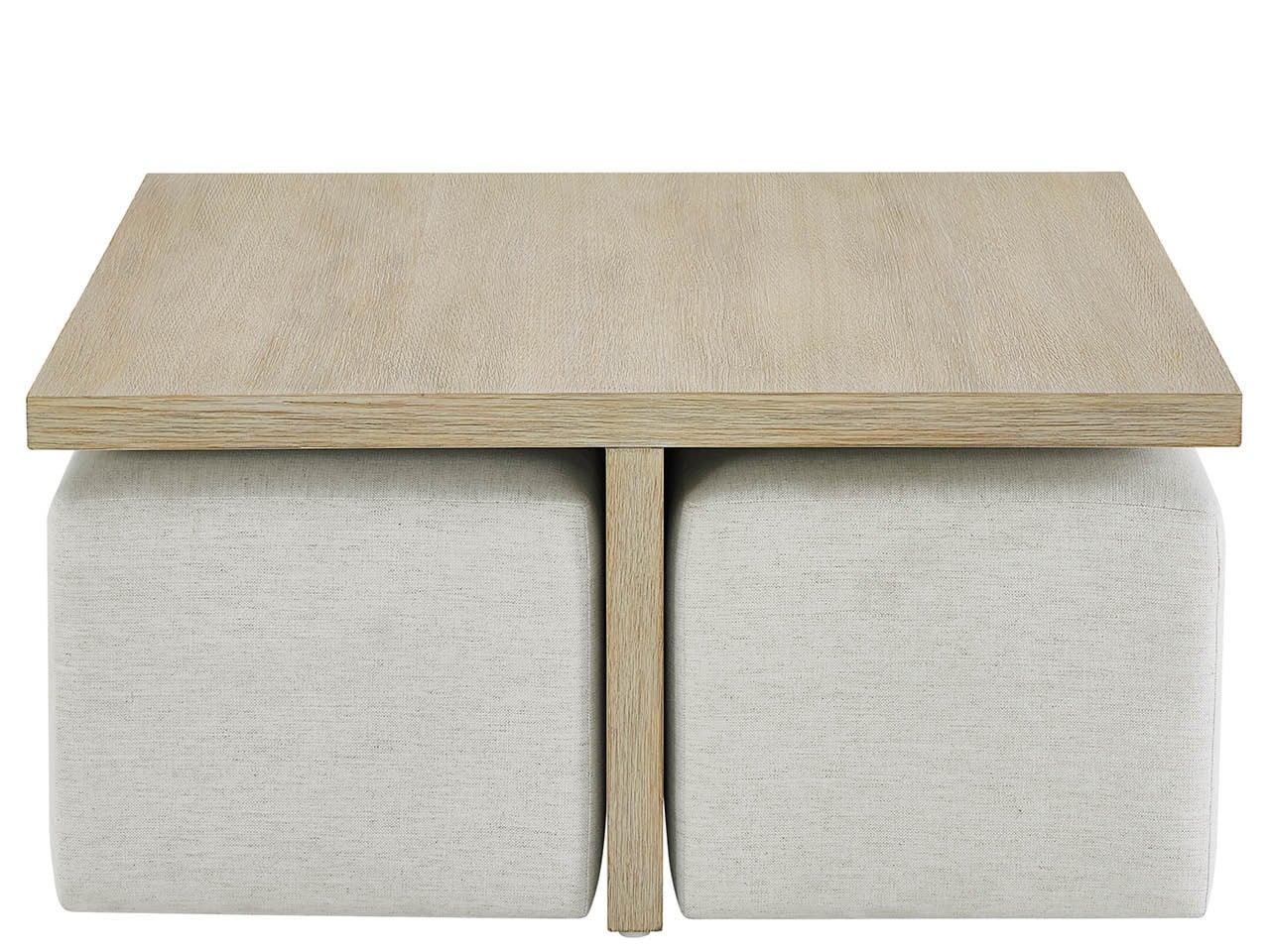 Oasis Coastal Living Dockside Cocktail Table With Ottomans - Chapin Furniture