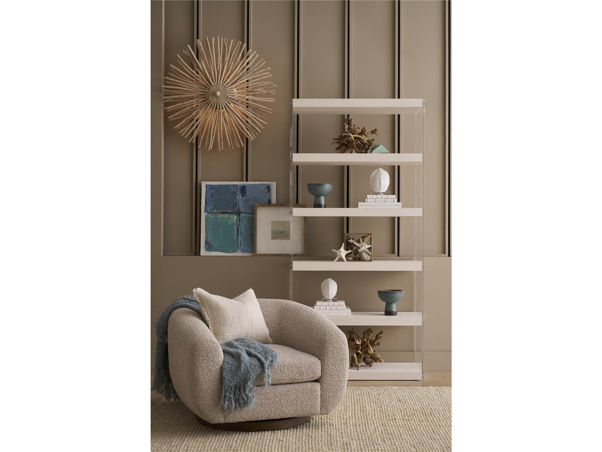 Oasis Coastal Living Shoreline Etagere - Chapin Furniture