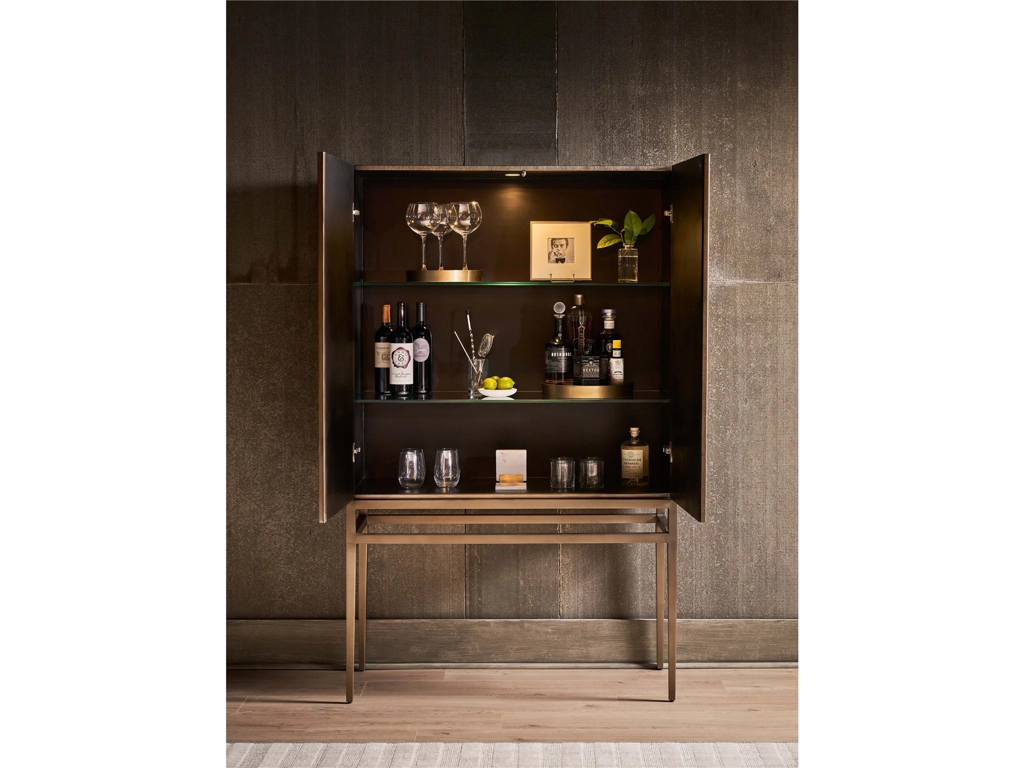 New Modern Milo Bar Cabinet - Thumbnail 3