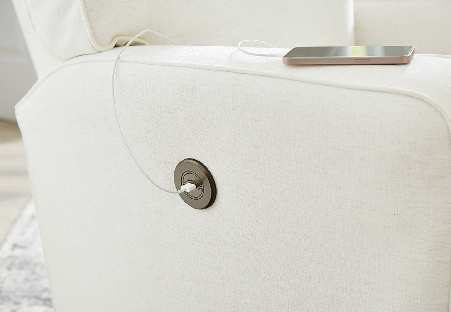 Lillian Swivel Glider Recliner- Custom - Chapin Furniture