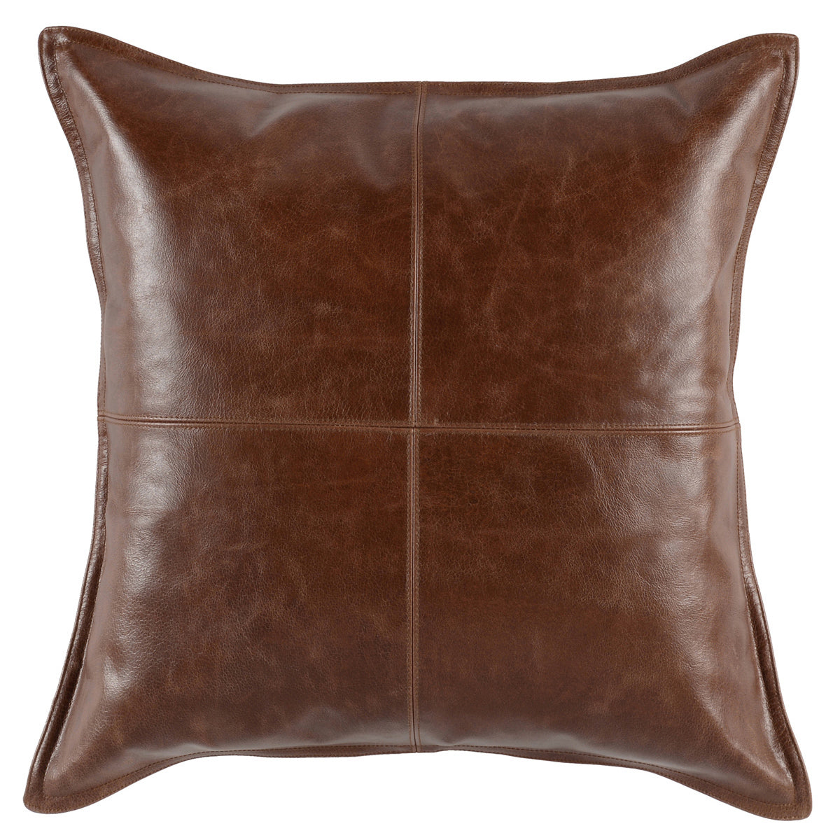 SLD Leather Kona Brown Pillow - Chapin Furniture