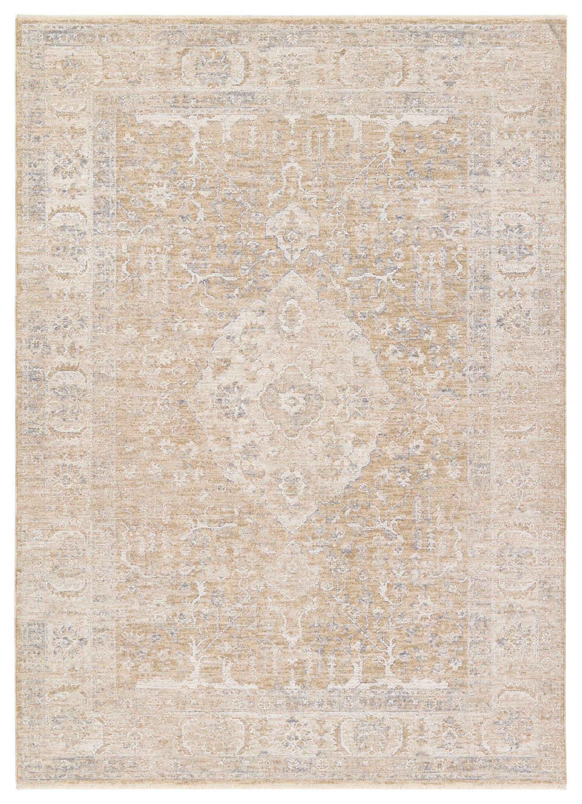 Vekhea Aslan VEK01 Tan/Ivory Rug - Chapin Furniture