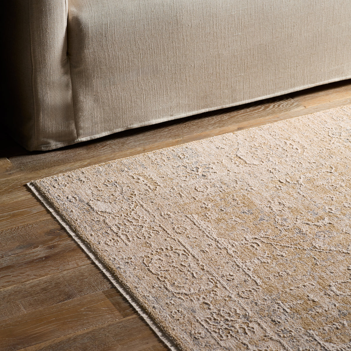 Vekhea Aslan VEK01 Tan/Ivory Rug - Chapin Furniture