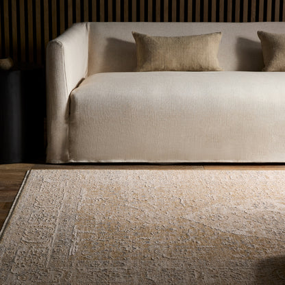 Vekhea Aslan VEK01 Tan/Ivory Rug - Chapin Furniture