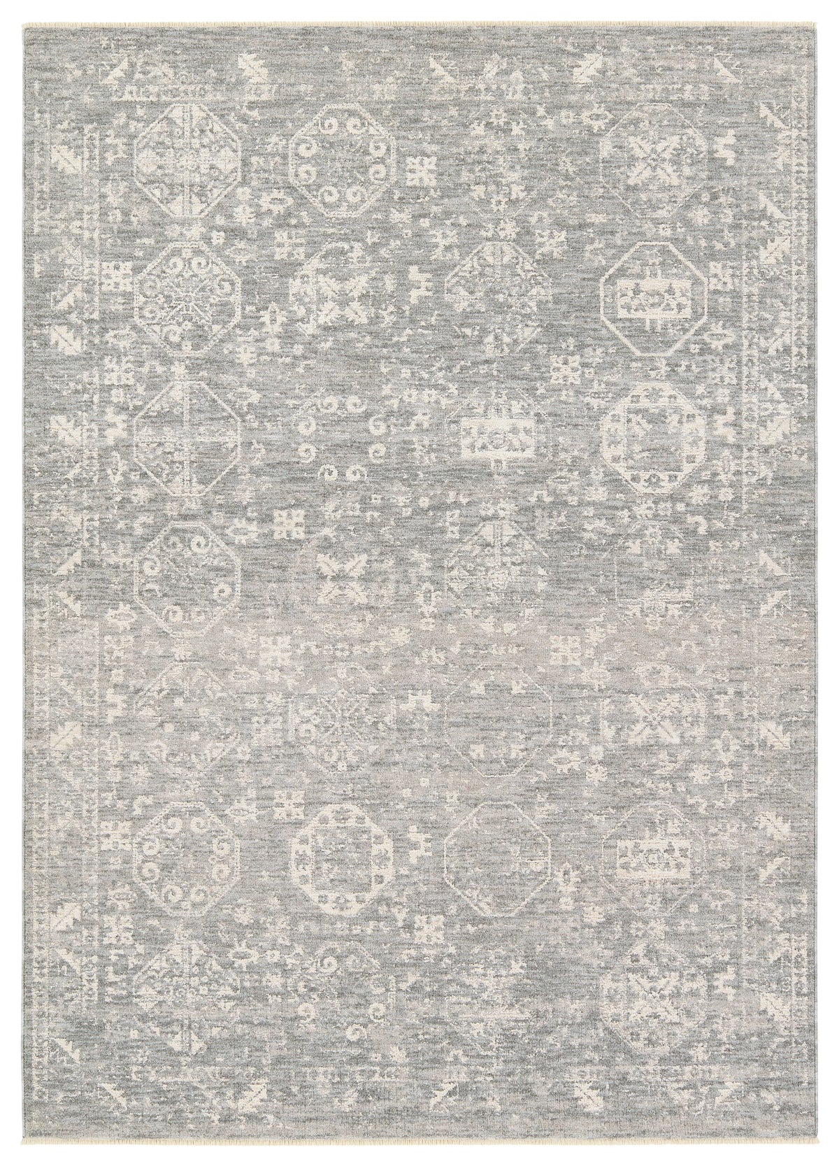 Vekhea Faiza VEK03 Gray Rug - Chapin Furniture