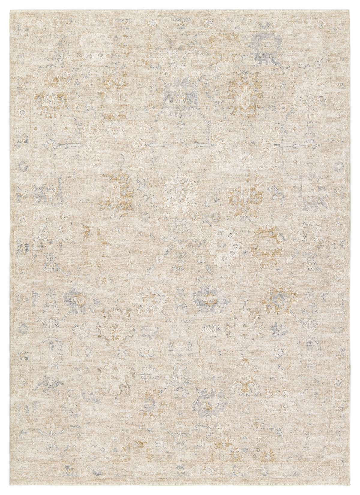Vekhea Upal VEK04 Tan/Yellow Rug - Chapin Furniture