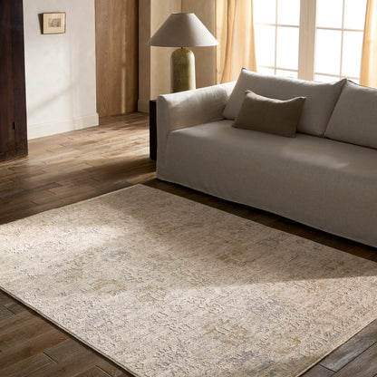Vekhea Upal VEK04 Tan/Yellow Rug - Chapin Furniture