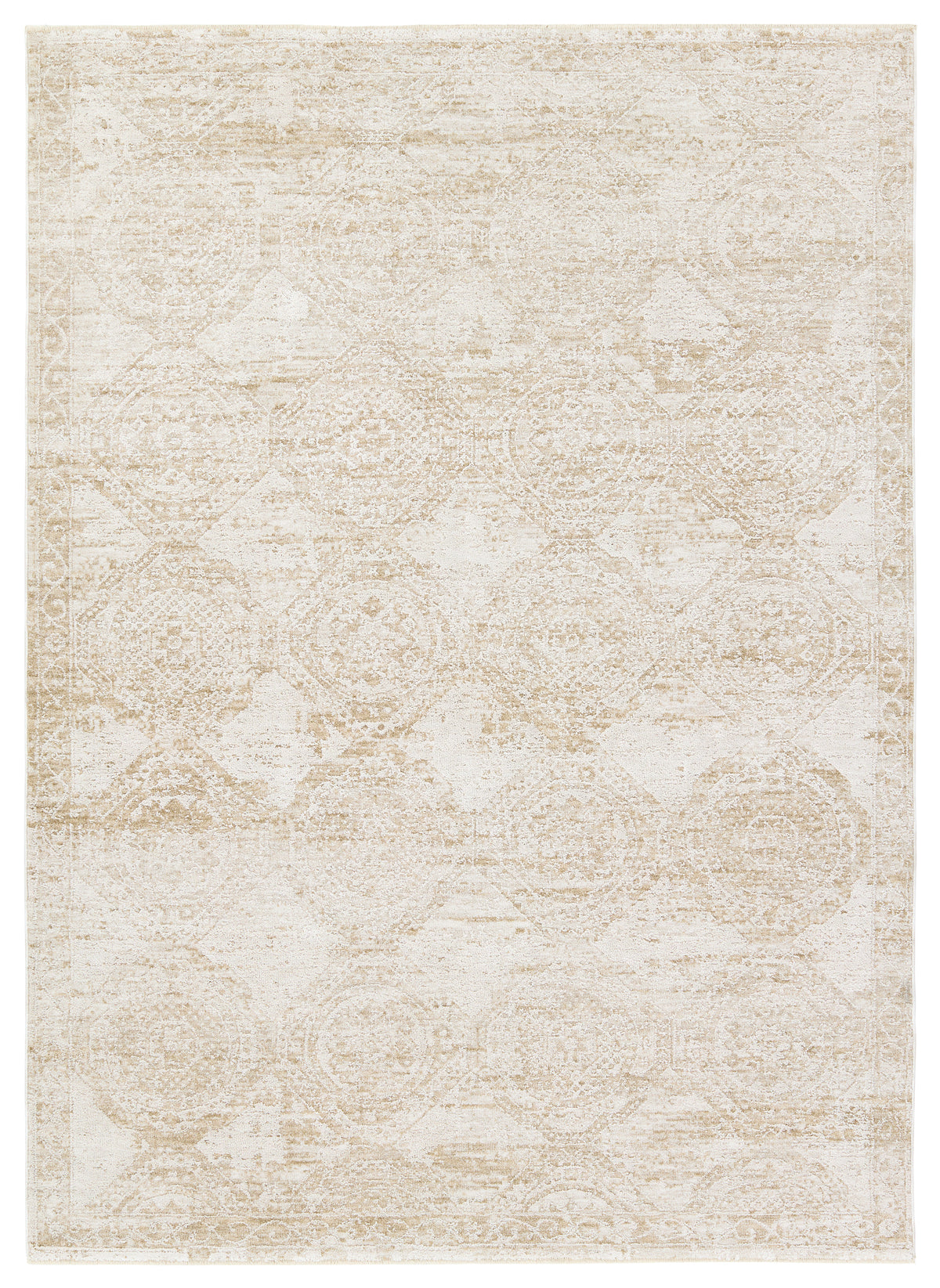 Vekhea Nara VEK07 Ivory/White Rug - Chapin Furniture