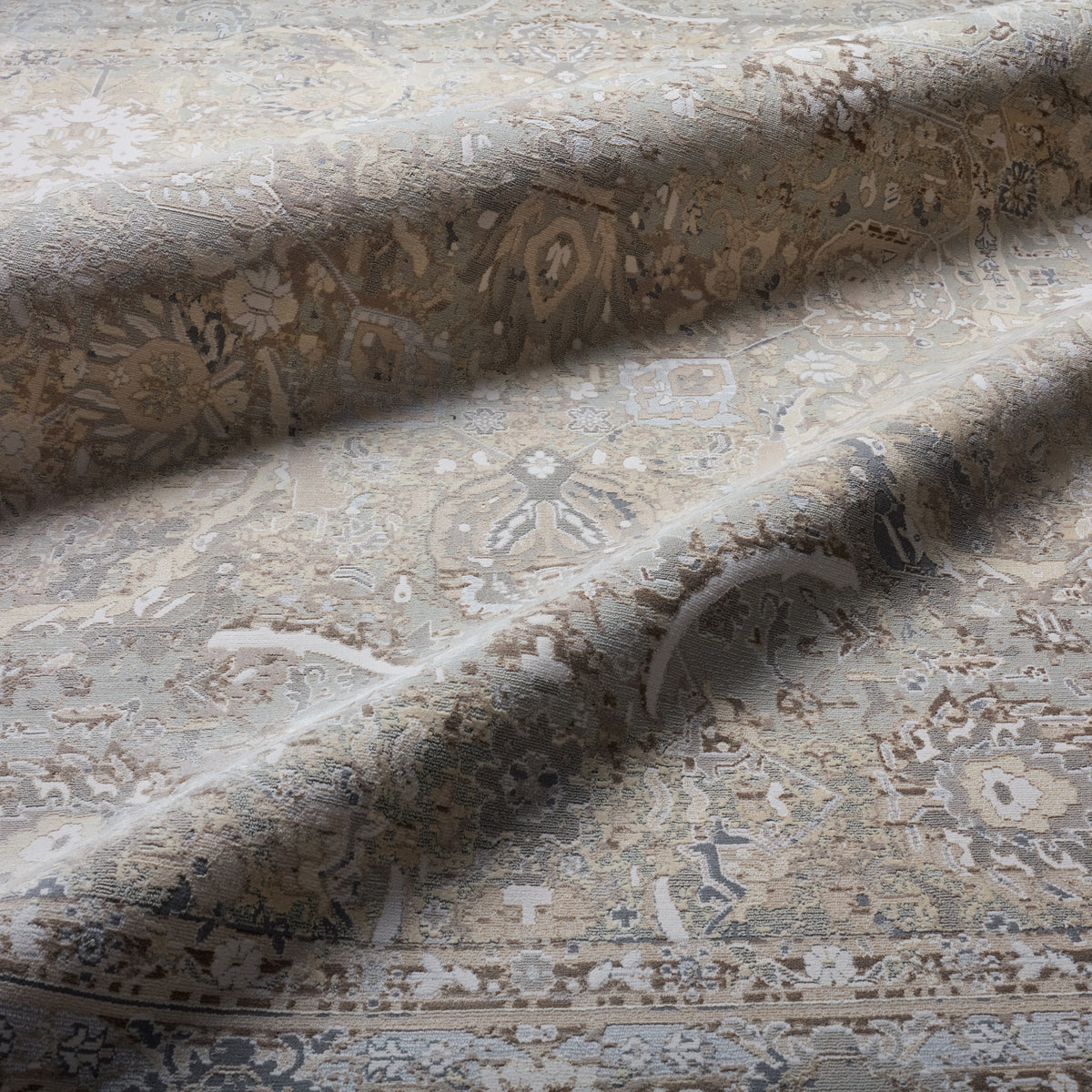 Vienne Baptiste VNE03 Gray/Cream Rug - Chapin Furniture