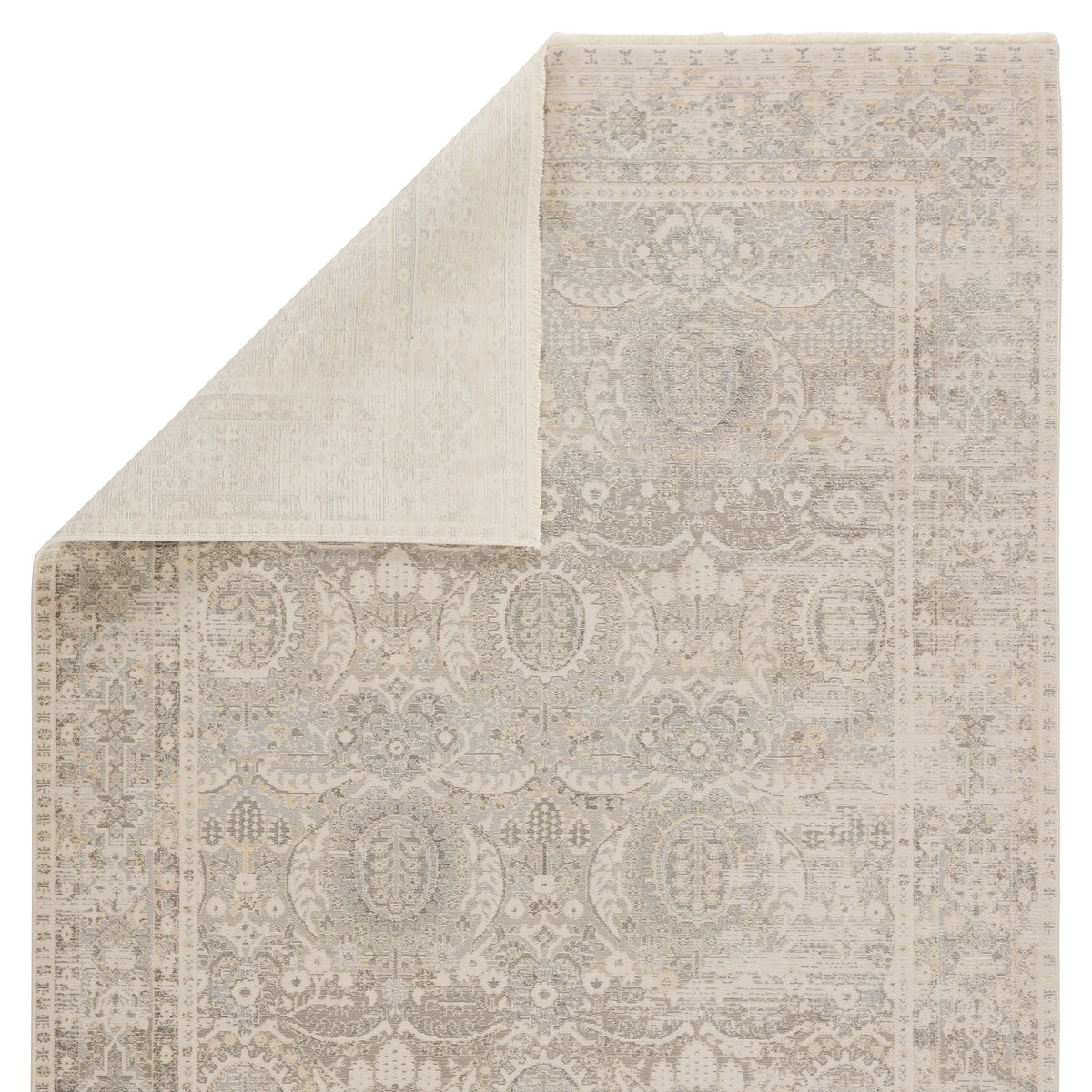 Vienne Michon VNE07 Gray/Cream Rug - Chapin Furniture