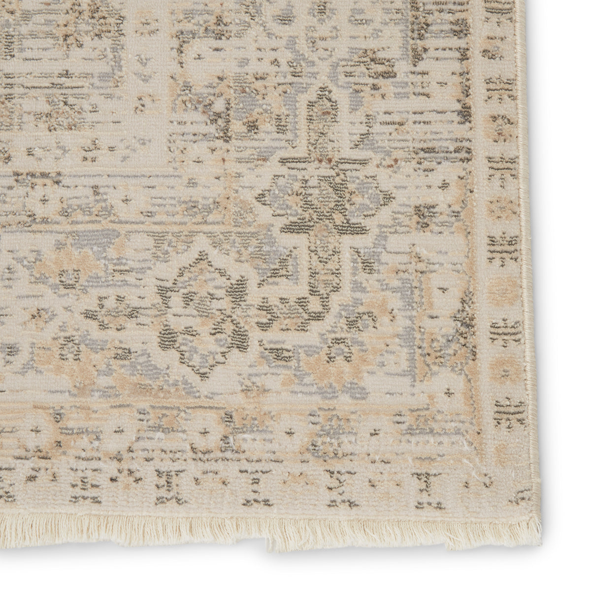 Vienne Michon VNE07 Gray/Cream Rug - Chapin Furniture