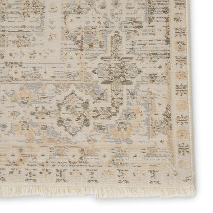 Vienne Michon VNE07 Gray/Cream Rug - Chapin Furniture