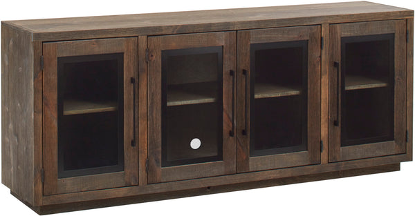Paige 74" Console w/ 4 Doors - Brindle - Chapin Furniture