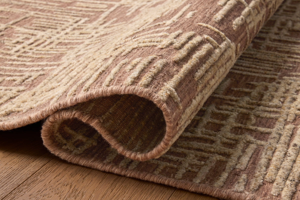 Woodriff 01 Brick/Natural Rug - Chapin Furniture