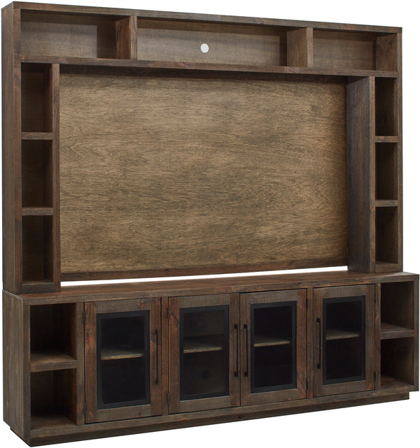 Paige 97" Console & Hutch - Brindle - Chapin Furniture