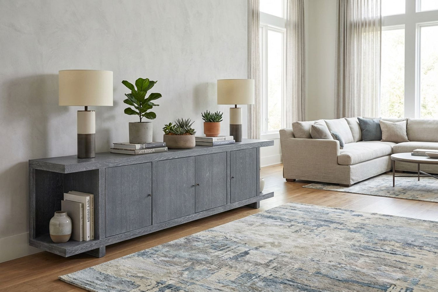 Latitude Console With 4 Doors - Chapin Furniture