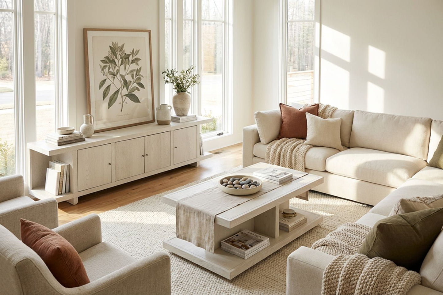 Latitude Console With 4 Doors - Chapin Furniture