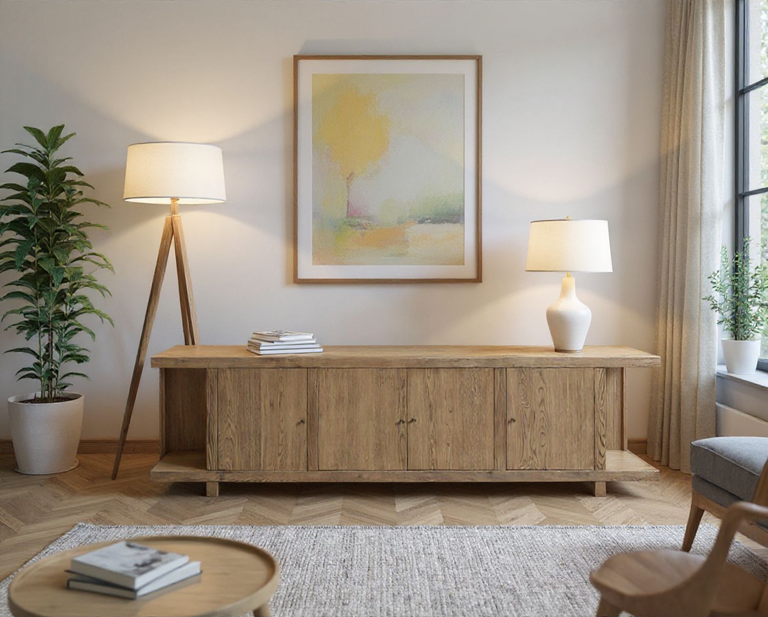 Latitude Console With 4 Doors - Chapin Furniture