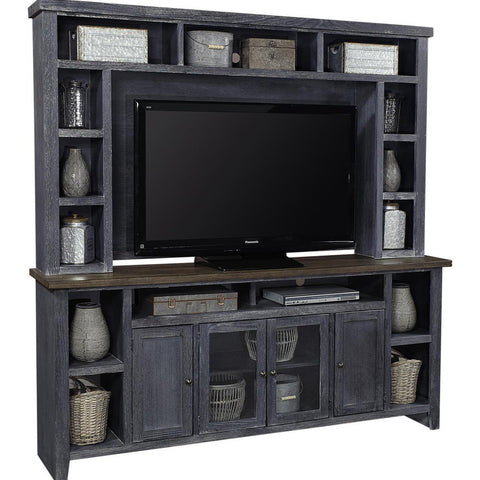 Eastport Malta Blue 84" Console w/ 4 Doors - Chapin Furniture