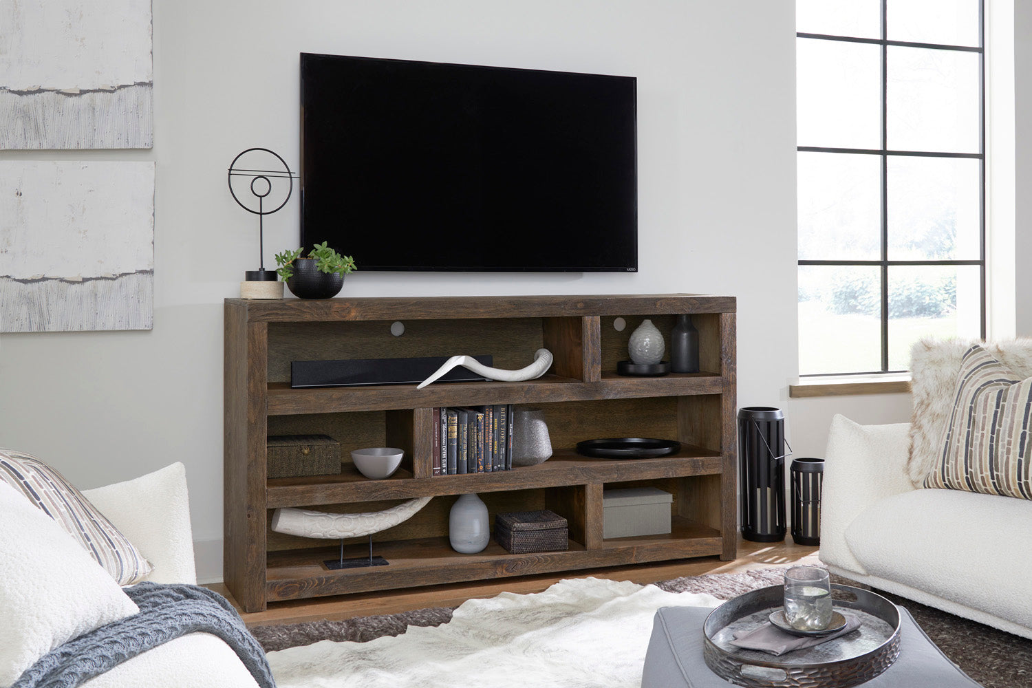 Mackenzie 73" Highboy Open Console - Thumbnail 4