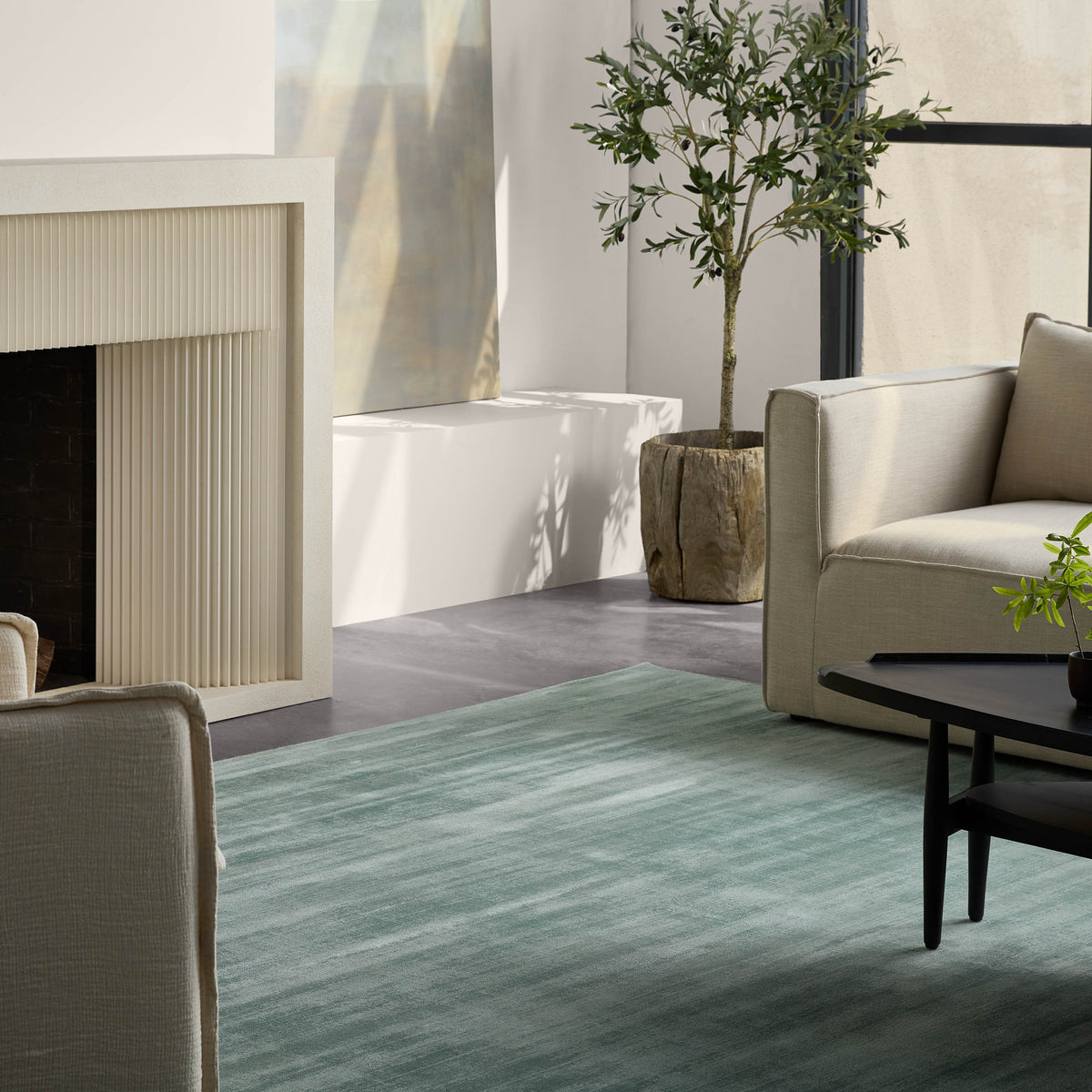 Yasmin Yasmin YAS03 Aqua Rug - Chapin Furniture